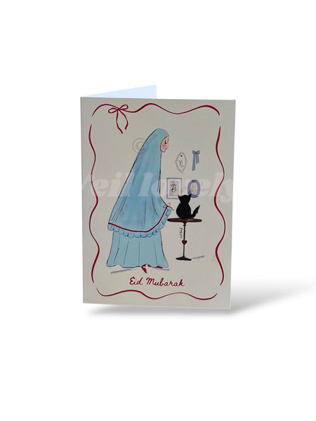 Veil lovely Eid Card