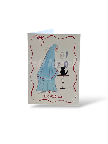 Veil lovely Eid Card