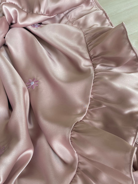 Nusaybah  “Bloom” Pink Taupe  Scarf/Veil