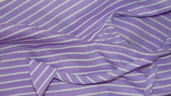 Dua Lilac Stripes Lace Prayer /Scarf/Veil